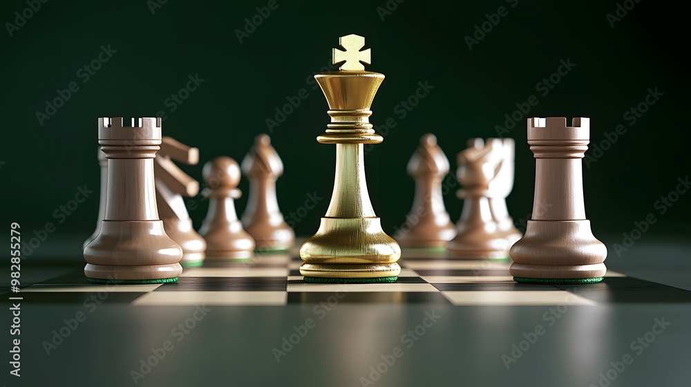 Currency War: Chessboard of Nations: Flags of major economies surround a chessboard. The gold piece—the silent arbiter of value. Currency War: Chessboard of Nations: Flags of major economies surround a chessboard. The gold piece—the silent arbiter of value.
