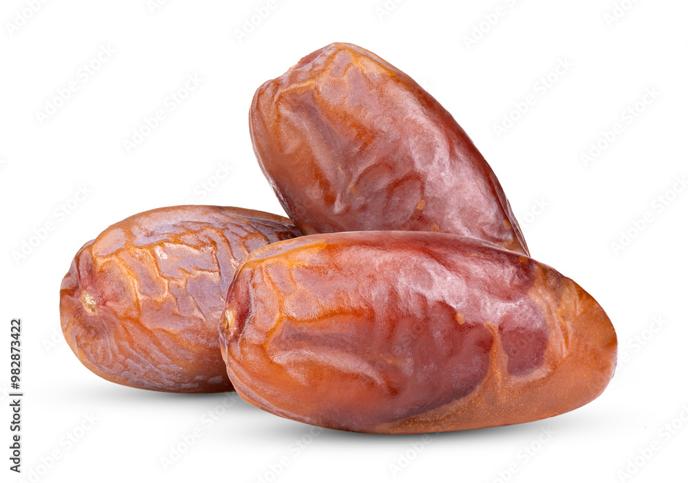 Dried dates fruits isolated on white background Dried dates fruits isolated on white background