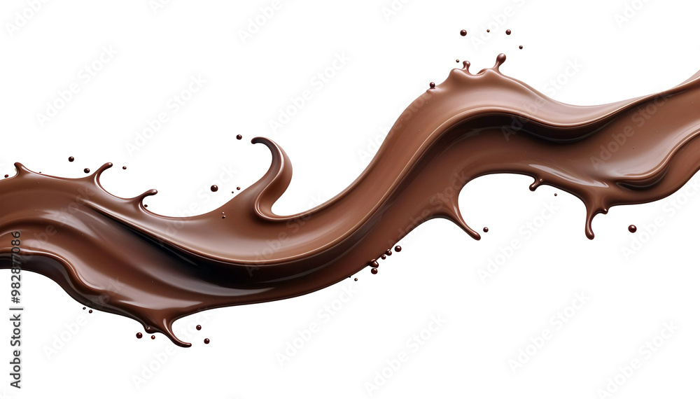 chocolate splash isolated on a transparent background chocolate splash isolated on a transparent background