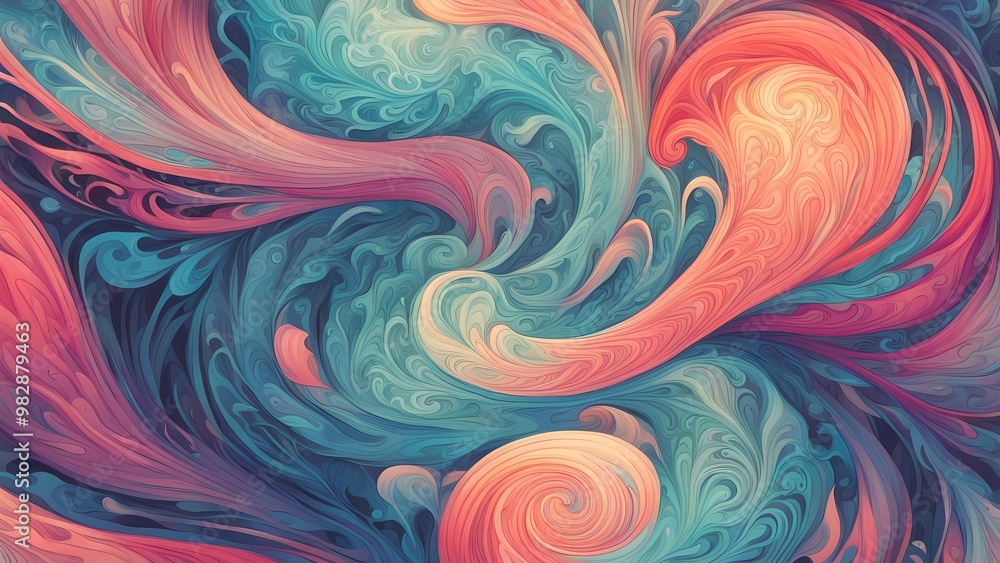abstract colorful background with swirls abstract colorful background with swirls