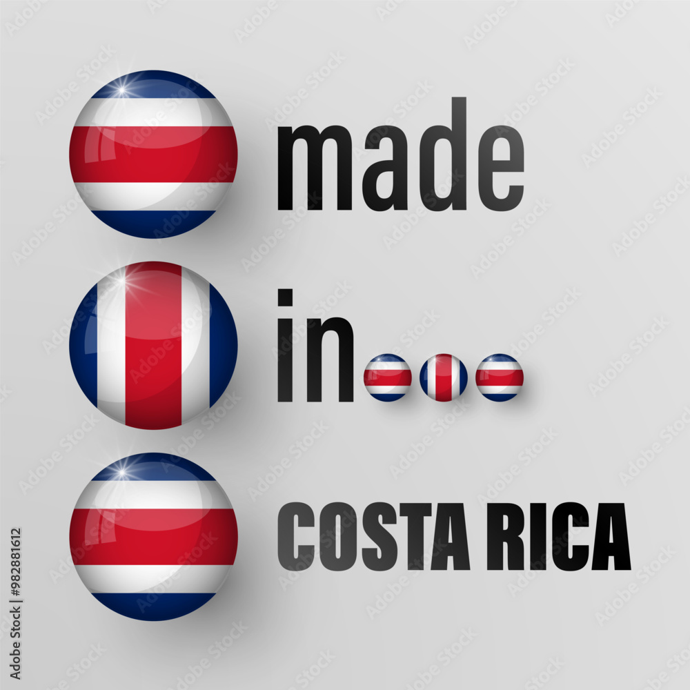 Made in Costarica graphic and label. Element of impact for the use you want to make of it. Made in Costarica graphic and label. Element of impact for the use you want to make of it.