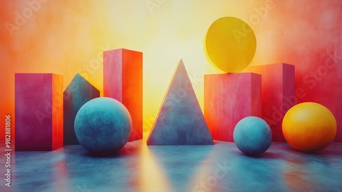 Abstract scene model