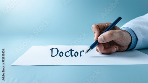 Doctor’ Written with a Marker on a Whiteboard