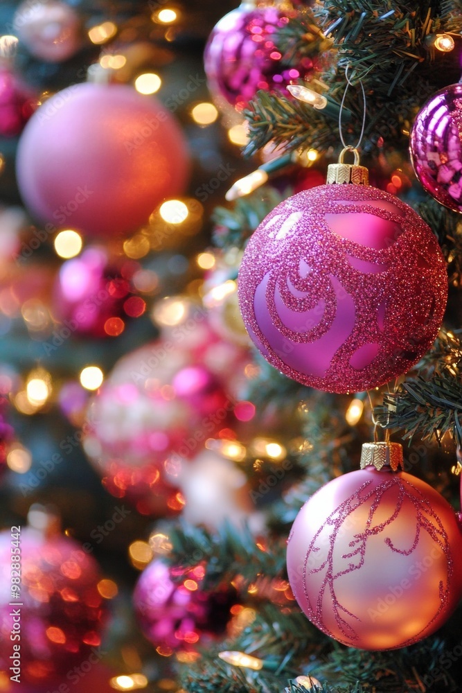Festive Christmas and New Year background Festive Christmas and New Year background
