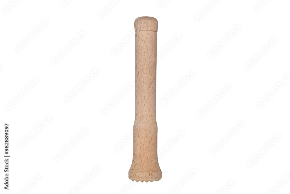 pestle. Bar equipment. Wood pestle. Bar equipment. Wood