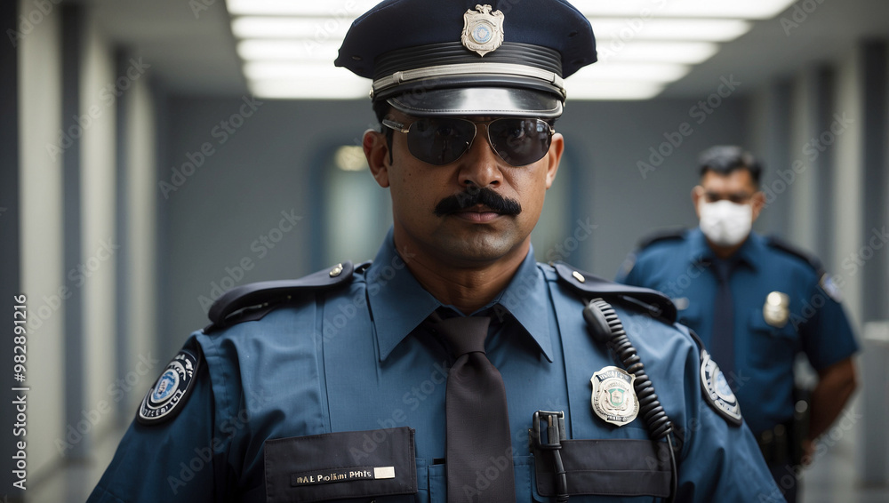 Male Police Officer Male Police Officer