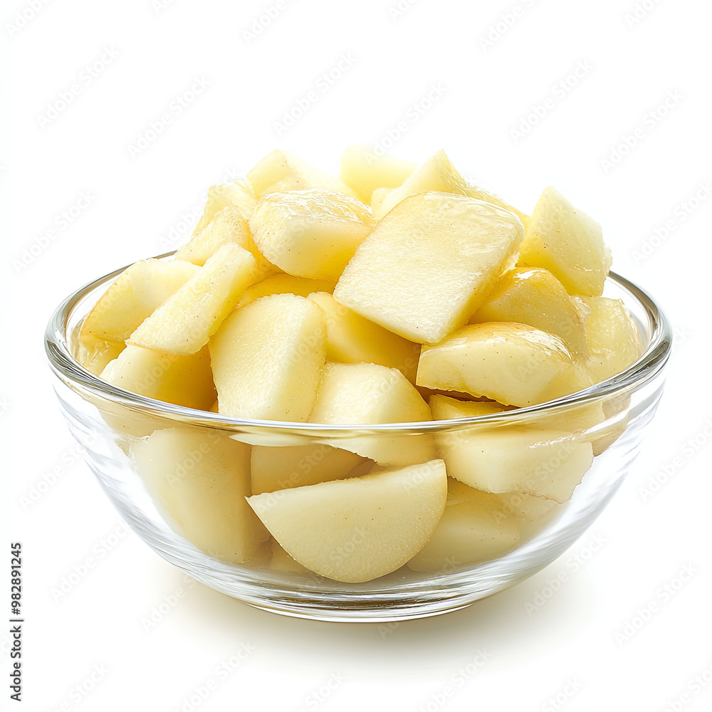 Freshly cut sugar apples are displayed in clear glass bowl, showcasing their vibrant, juicy texture. This image captures essence of healthy snacking and culinary preparation Freshly cut sugar apples are displayed in clear glass bowl, showcasing their vibrant, juicy texture. This image captures essence of healthy snacking and culinary preparation