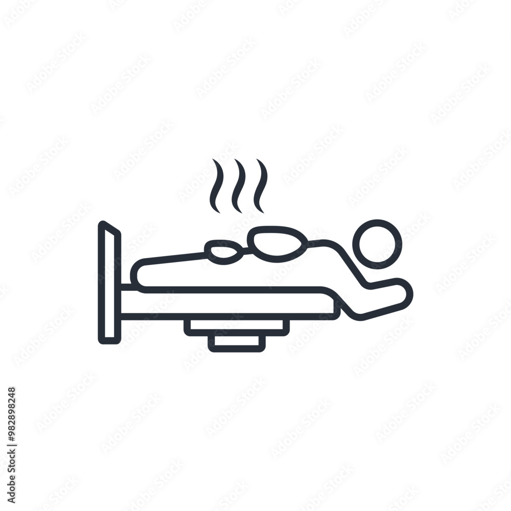 hot stones icon. vector.Editable stroke.linear style sign for use web design,logo.Symbol illustration. hot stones icon. vector.Editable stroke.linear style sign for use web design,logo.Symbol illustration.