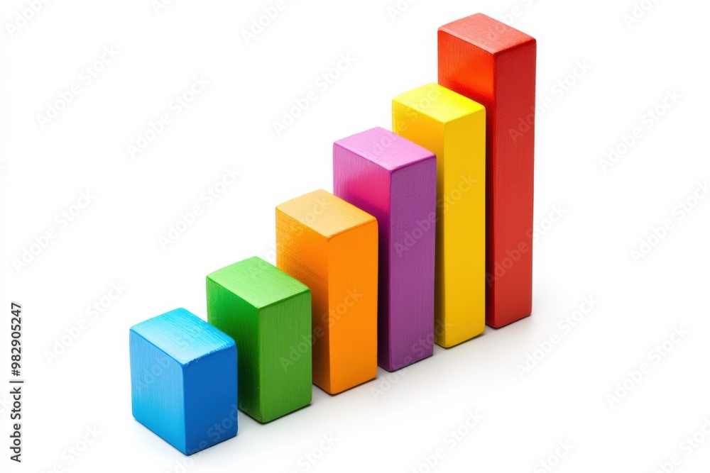 Stacked Bar Chart. Business Progress and Statistical Graph Diagram Infographic Stacked Bar Chart. Business Progress and Statistical Graph Diagram Infographic