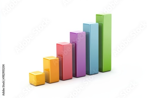 Free Download Stacked Bar Chart. Business Graph and Diagram for Progress and Statistics - GFXLoad