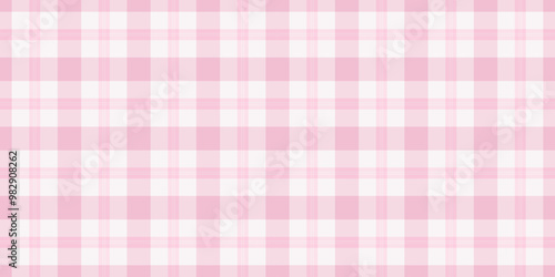 Greeting fabric texture seamless, shabby textile vector tartan. Display pattern background plaid check in light and white colors.