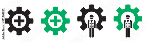simple safety first icon. safety in construction icon vector illustration