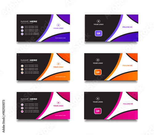 business card set
