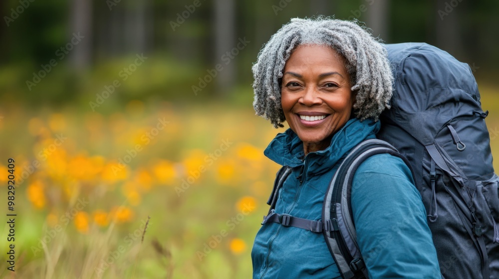 Portrait of an Adventurous Senior Woman Portrait of an Adventurous Senior Woman