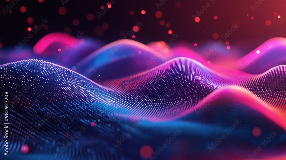 Futuristic 3D Wave Points, Futuristic digital wave-
A visually striking abstract composition featuring a dynamic wave pattern Futuristic 3D Wave Points, Futuristic digital wave-
A visually striking abstract composition featuring a dynamic wave pattern