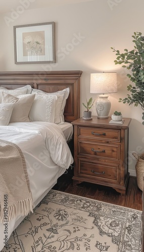 Cozy and inviting guest bedroom design featuring comfort and relaxation for every visitor s stay. photo