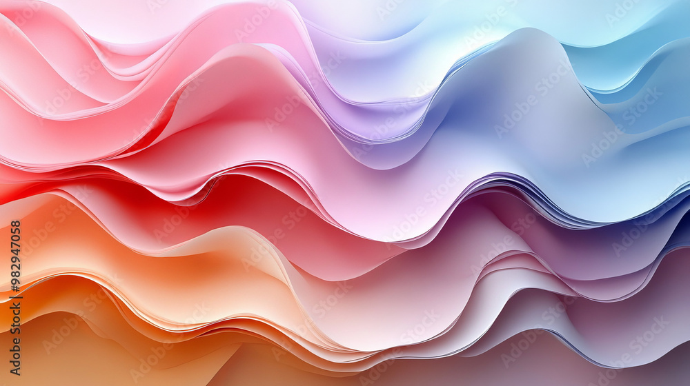 abstract pastel minimal background with geometric gradient waves abstract pastel minimal background with geometric gradient waves