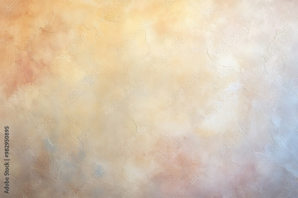 Obraz premium Abstract background with soft hues of beige and pastel colors, creating a serene and calming atmosphere for various uses.