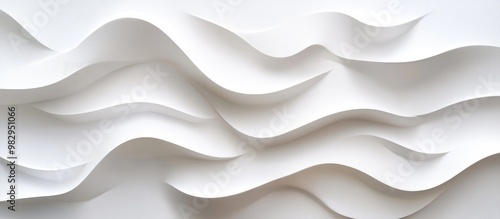 Soft White Modern Texture Relief Wall Pattern Backdrop Hdr