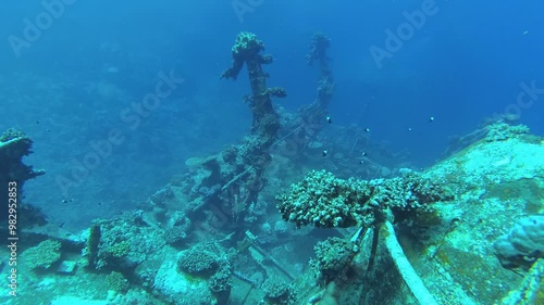 Shipwreck near Egypt's Zabargad Island