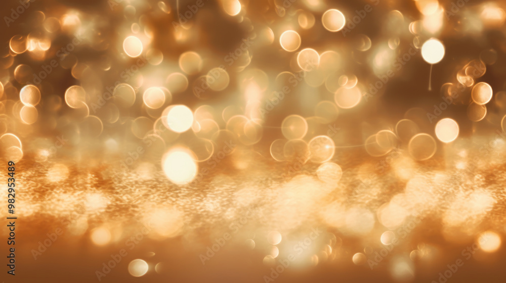 Blur bookeh gold lights or flashes on a beige color background Blur bookeh gold lights or flashes on a beige color background