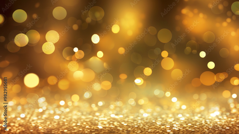 Blur bookeh gold lights or flashes on a light yellow color background Blur bookeh gold lights or flashes on a light yellow color background