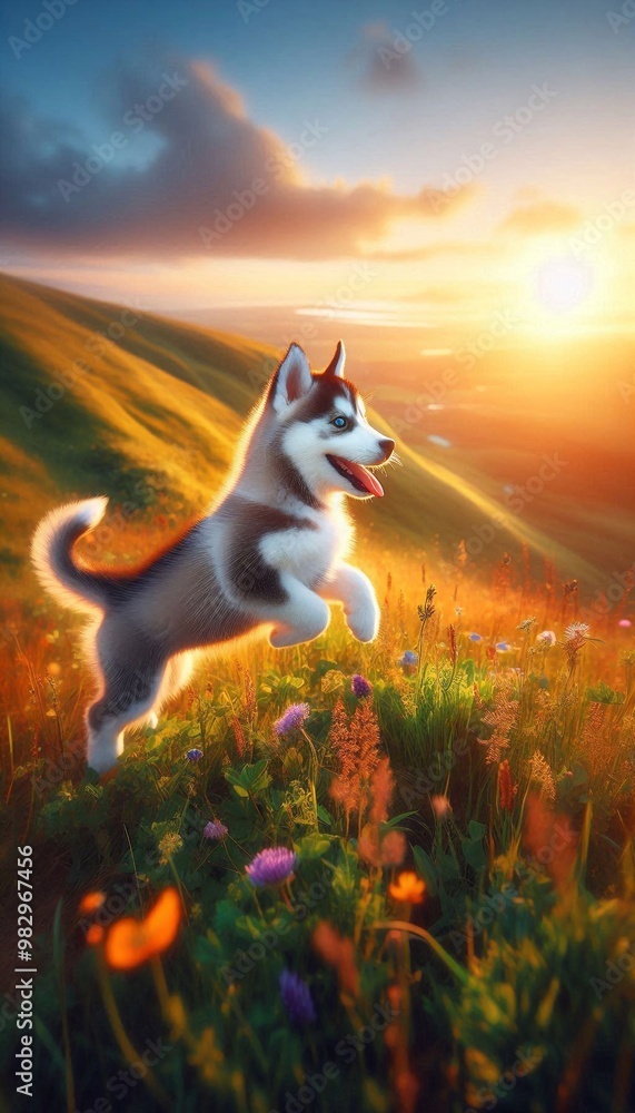 Fototapeta premium Husky