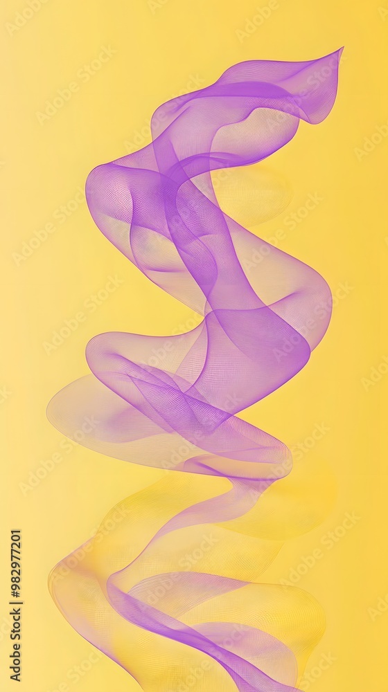 Purple Radio Frequency Waves on Yellow Background, Abstract Image, Texture, Pattern Background, Wallpaper, Cover and Screen of Smartphone, PC, Laptop, 9:16 and 16:9 Format Purple Radio Frequency Waves on Yellow Background, Abstract Image, Texture, Pattern Background, Wallpaper, Cover and Screen of Smartphone, PC, Laptop, 9:16 and 16:9 Format