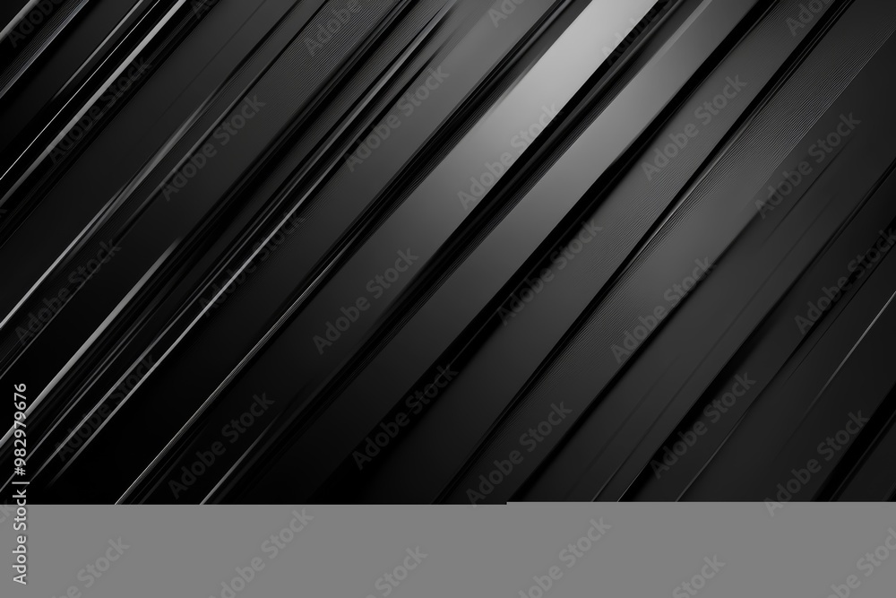Obraz premium Abstract Black and White Diagonal Stripes Background