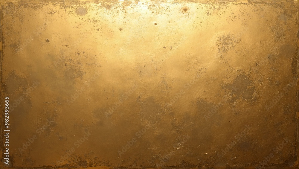 Obraz premium Elegant polished brass texture with rich golden hue and subtle tarnish