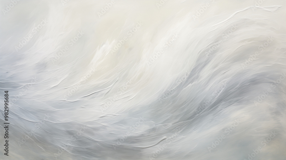Obraz premium Abstract white wave texture background for creative design and modern art