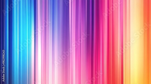 Colorful vertical gradient background with vertical stripes of various colors. 