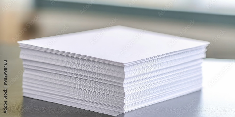 Minimalistic Stack of White Business Cards on a Clean Surface Highlighting Professionalism and Simplicity in Branding and Networking Minimalistic Stack of White Business Cards on a Clean Surface Highlighting Professionalism and Simplicity in Branding and Networking
