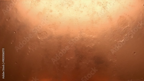 Shiny copper sheet texture with warm golden red tint and subtle patina Smooth reflective surface photo