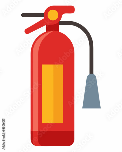 A Fancy CO2 fire extinguisher vector illustration