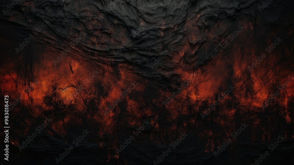 Fototapeta premium Scary wall background, horror texture for background