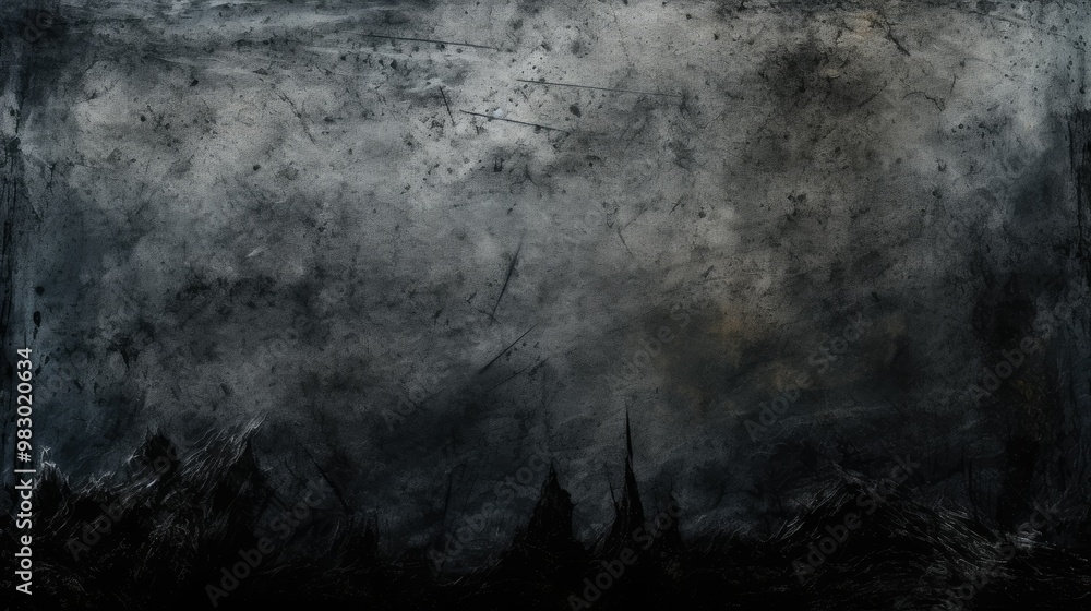 Obraz premium Scary wall background, horror texture for background