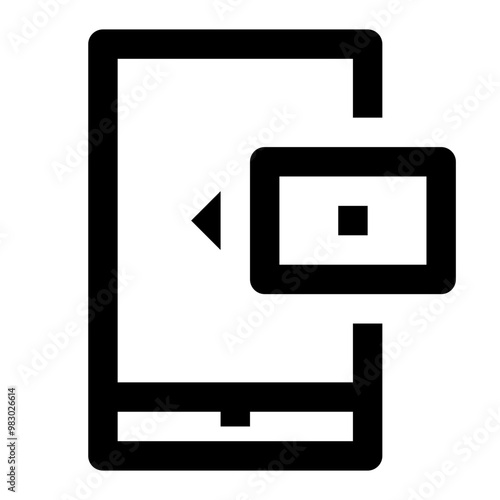 Online Payment Simple Line Icon. Single icon, line vector icon