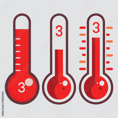 thermometer vector
