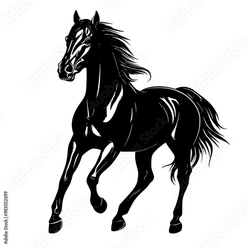 horse silhouette 