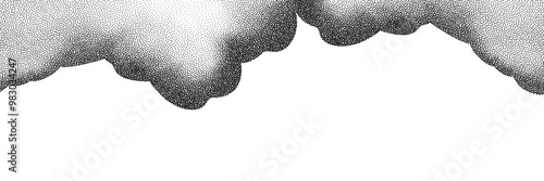  Black dots with a sandy texture. An abstract, grainy background featuring a noisy gradient pattern.