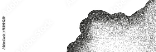  Black dots with a sandy texture. An abstract, grainy background featuring a noisy gradient pattern.