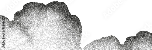  Black dots with a sandy texture. An abstract, grainy background featuring a noisy gradient pattern.