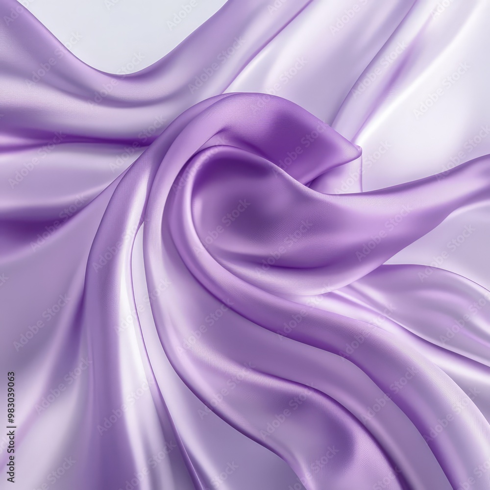 Obraz premium A purple fabric with a wave pattern