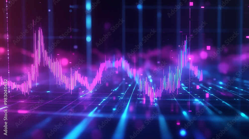 Fototapeta premium Advanced Data Visualization in Financial Markets: Harnessing Digital Technology, Strategic Insights
