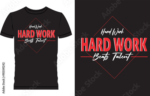 Typography T Shirt Design, Motivational typography t shirt design, custom, minimalist, success, hard work, future, make your own luck