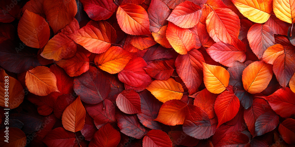 Vibrant autumn leaves in rich hues of red, orange, and blue, perfect for seasonal themes, home decor visuals, and artistic backgrounds. Vibrant autumn leaves in rich hues of red, orange, and blue, perfect for seasonal themes, home decor visuals, and artistic backgrounds.