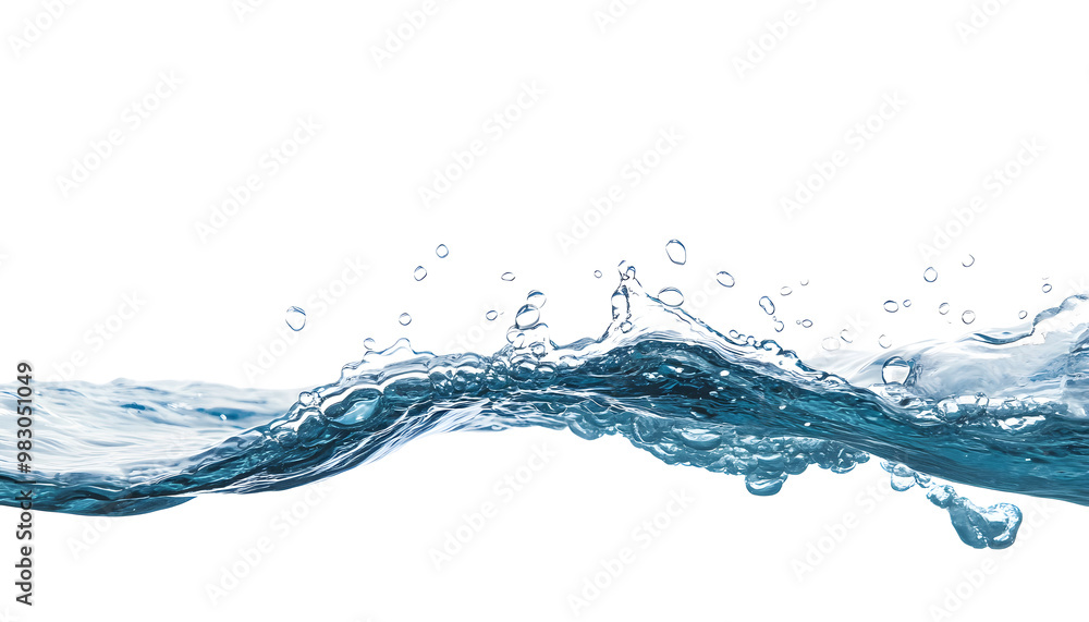 Dynamic Blue Water Splash - Clean and Refreshing Fluid Motion Dynamic Blue Water Splash - Clean and Refreshing Fluid Motion
