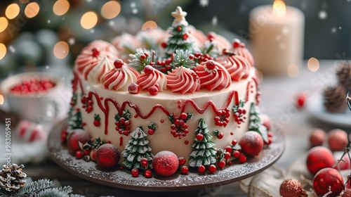 Christmas Cake Decoration