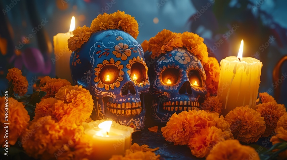 Day of the Dead Sugar Skulls: A Moody & Vibrant AR Experience Day of the Dead Sugar Skulls: A Moody & Vibrant AR Experience